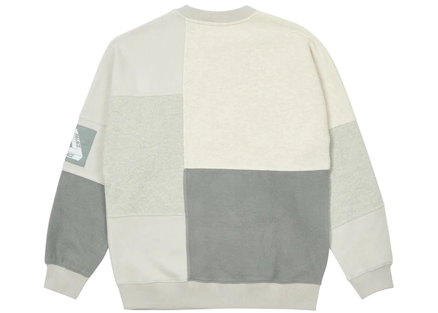 Palace Colour Block Crew Grey - 2