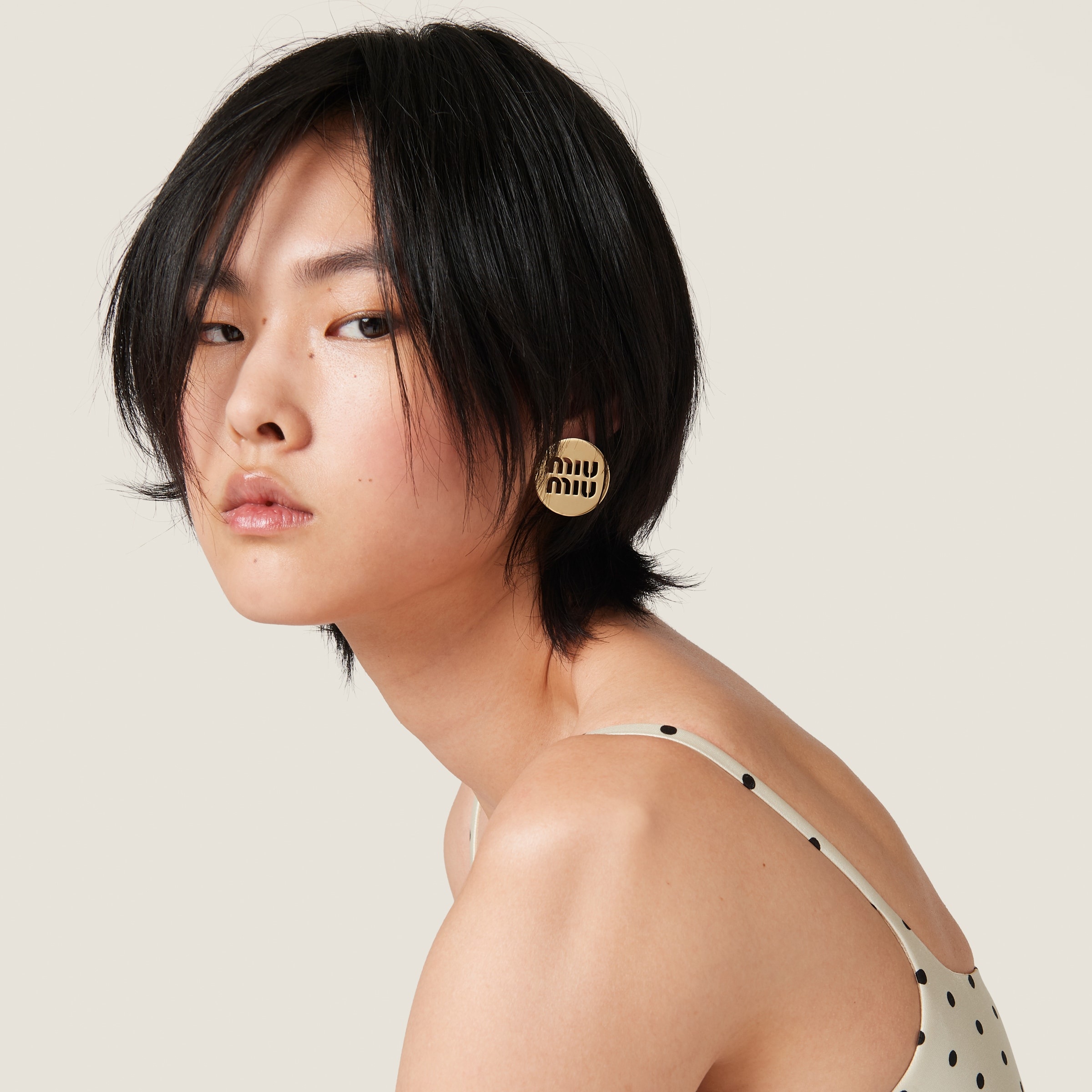 Miu Logo earrings - 2