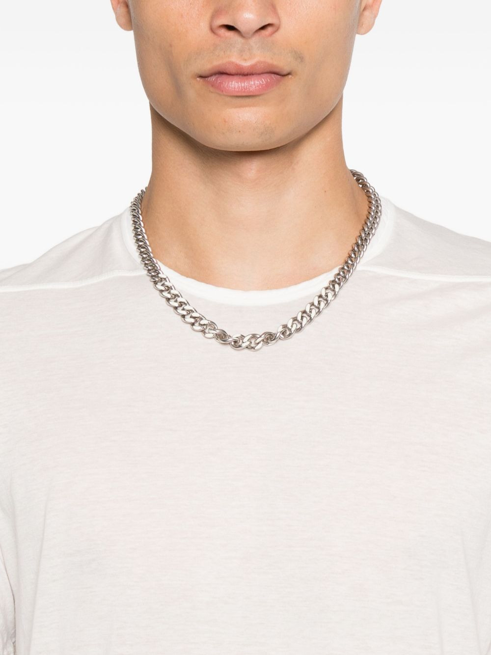 drape-detail T-shirt - 4