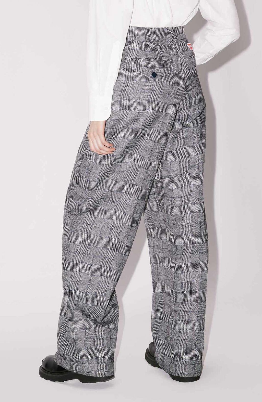 'Wavy Check' suit trousers - 5