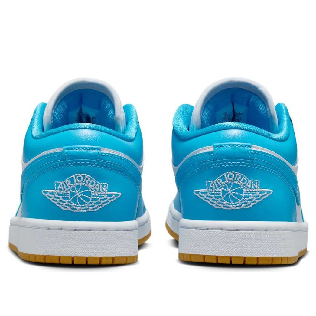 (WMNS) Air Jordan 1 Low 'White Dark Powder Blue' DC0774-104 - 5