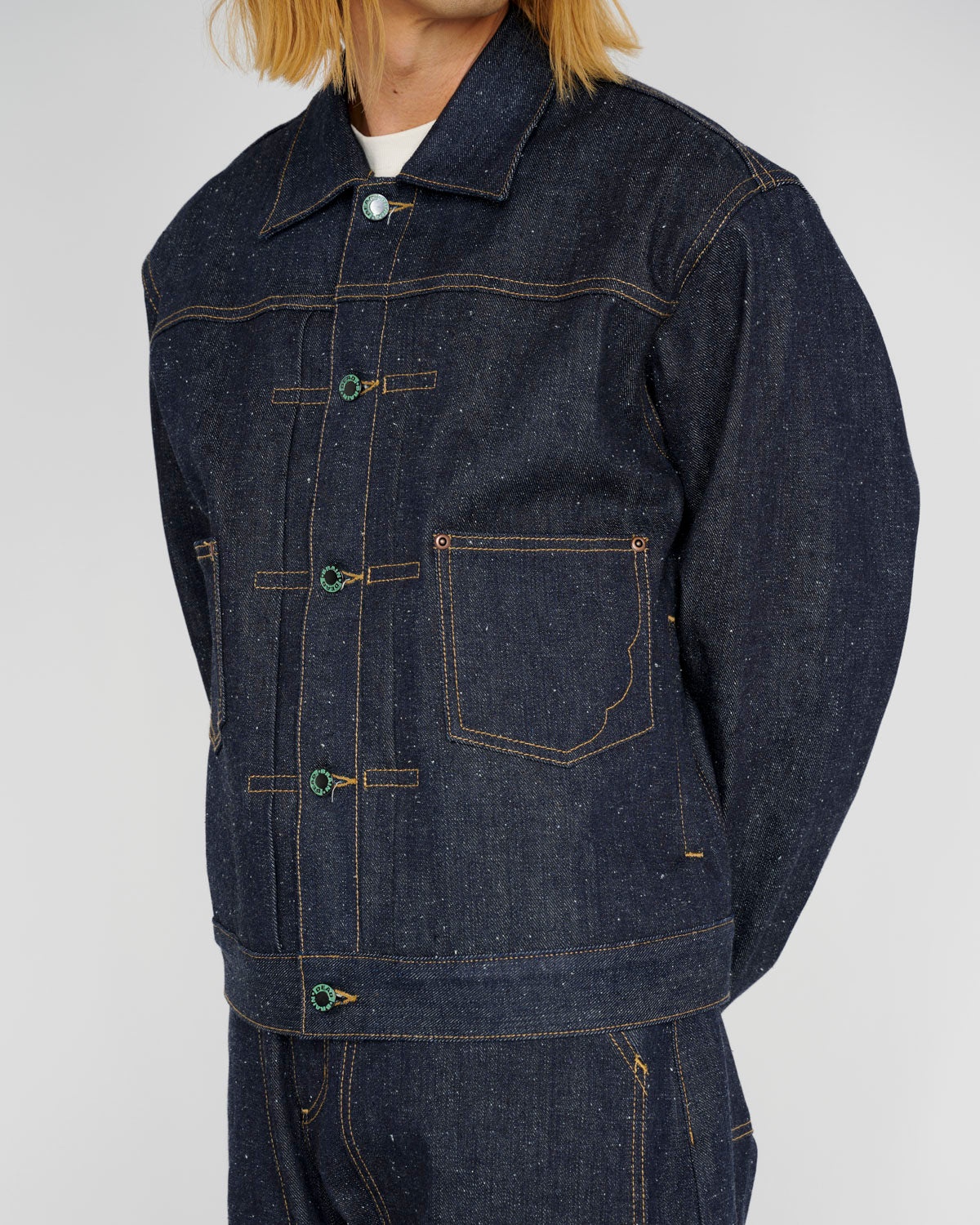 Trucker Jacket 14.1oz Selvedge Denim - Indigo - 10