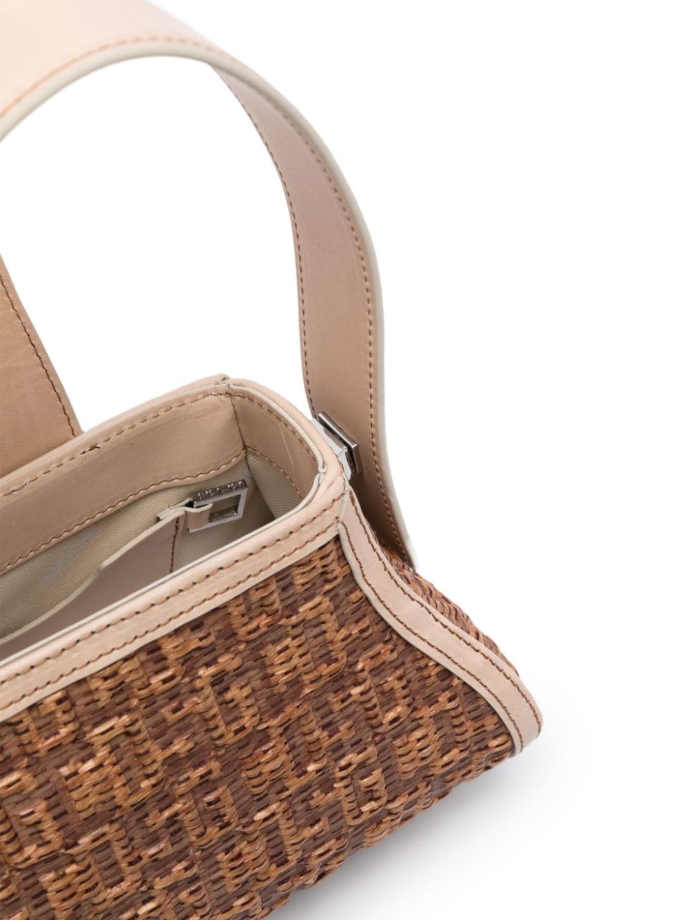 small Comma woven-raffia bag - 5