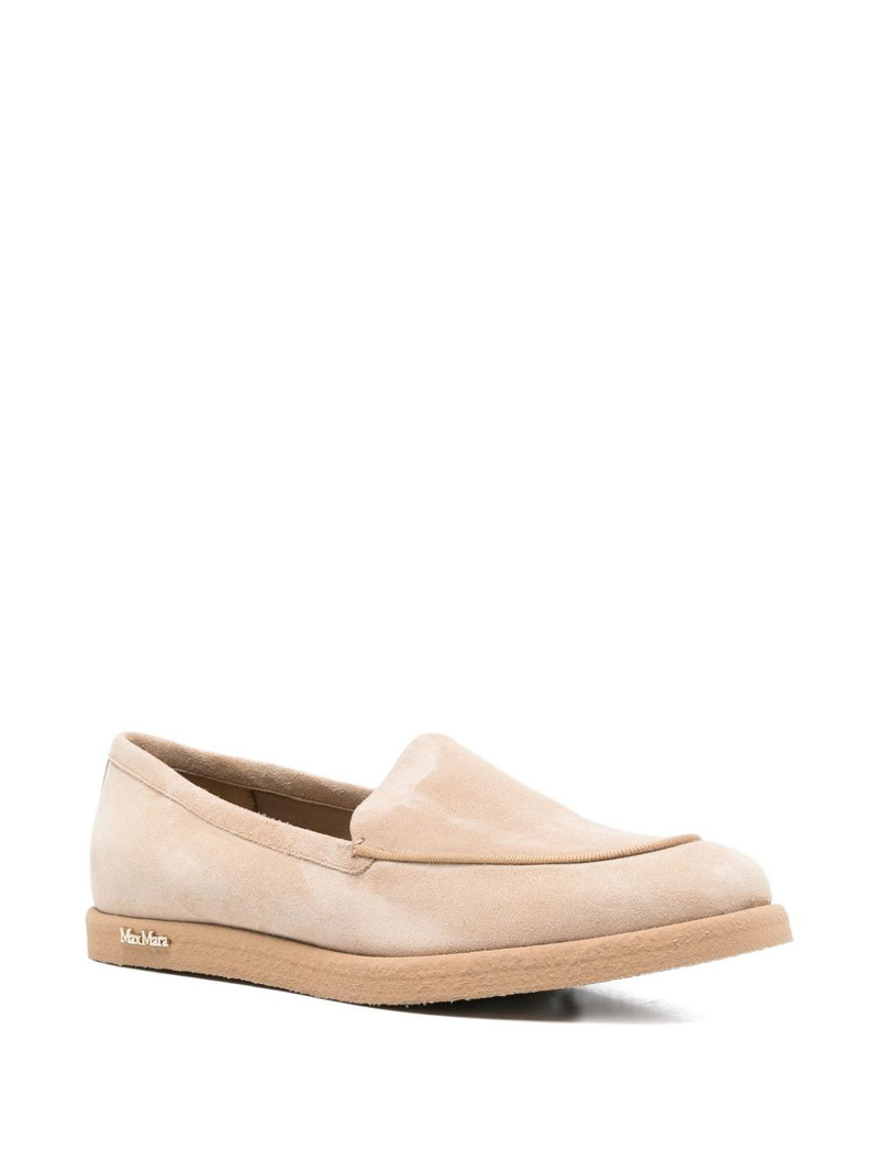 Max Mara suede loafers outlook