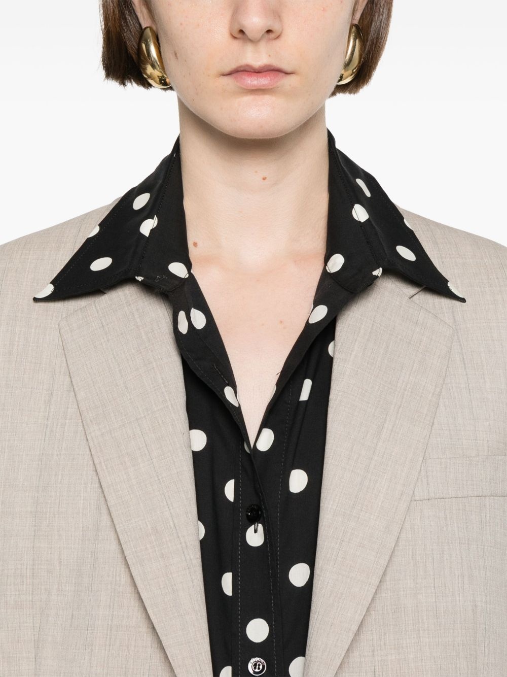 virgin-wool blazer - 5
