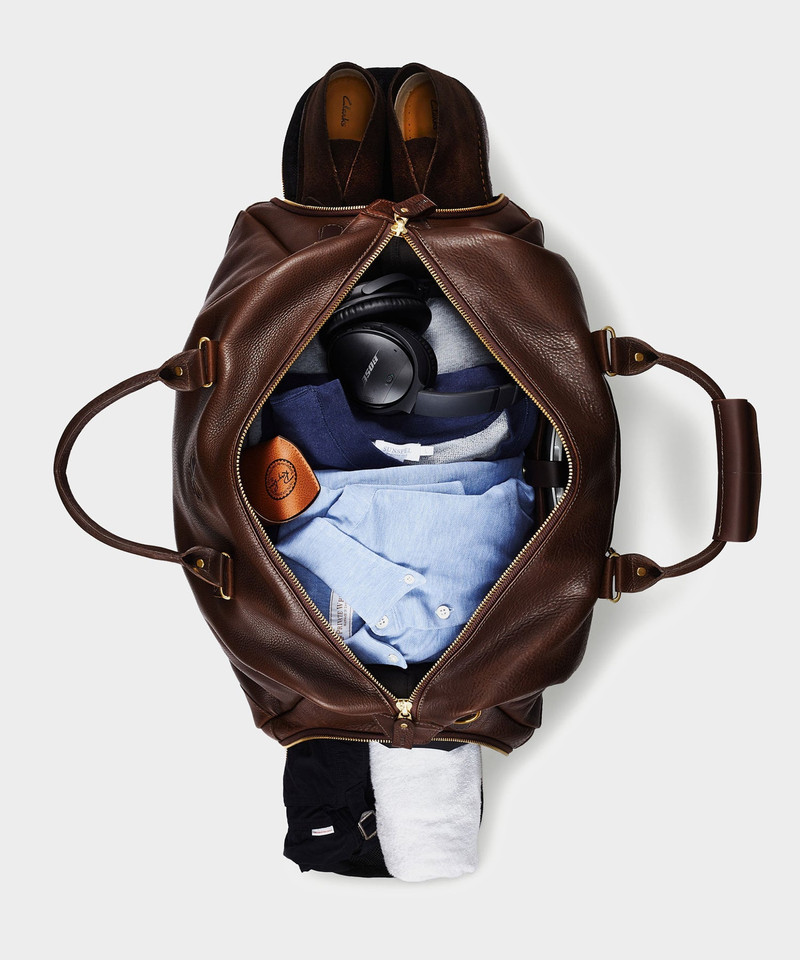 BENNETT WINCH Bennett Winch Leather Weekender outlook