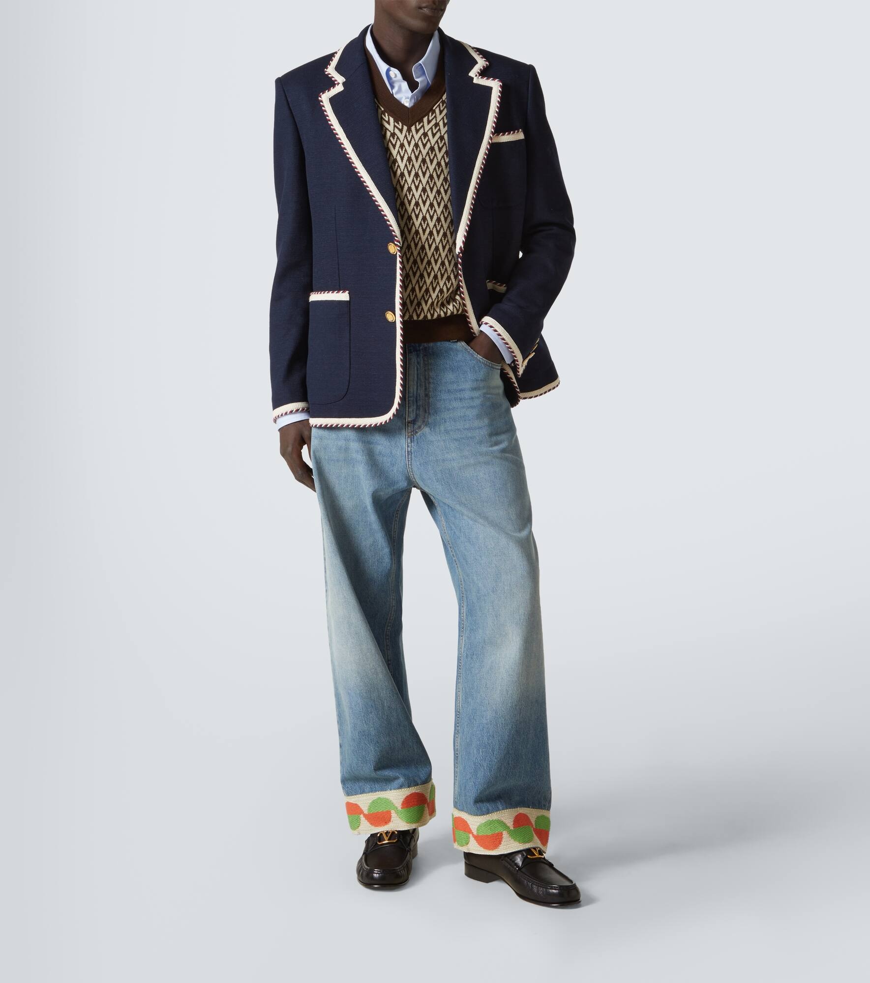 Toute La V virgin wool sweater vest - 2