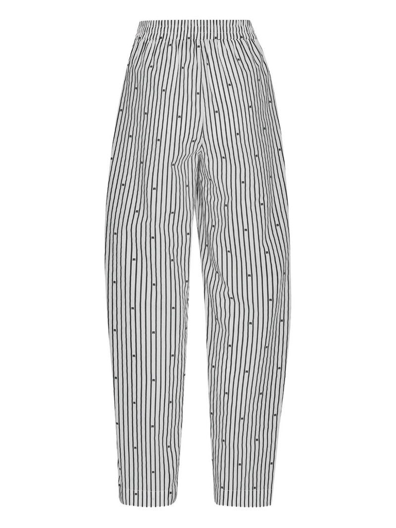 ROTATE striped elasticated-waistband trousers outlook