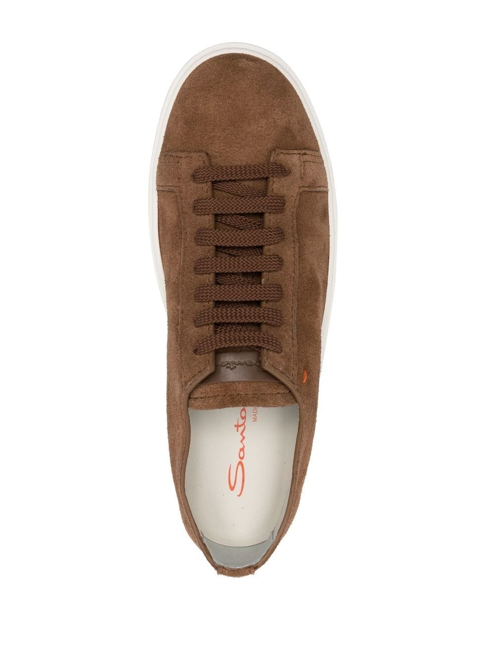 embossed logo low top sneakers - 4