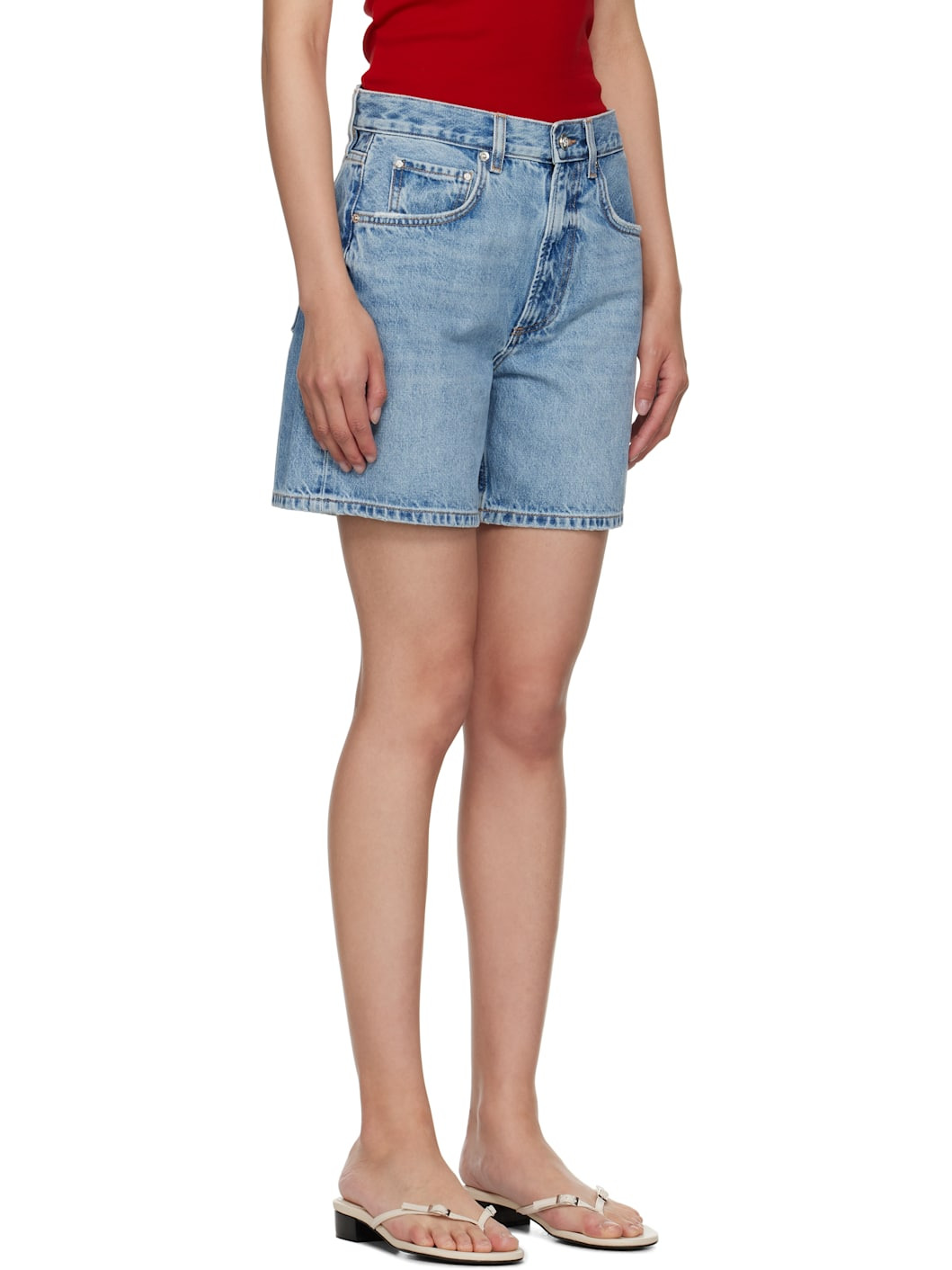Blue Heath Denim Shorts - 2