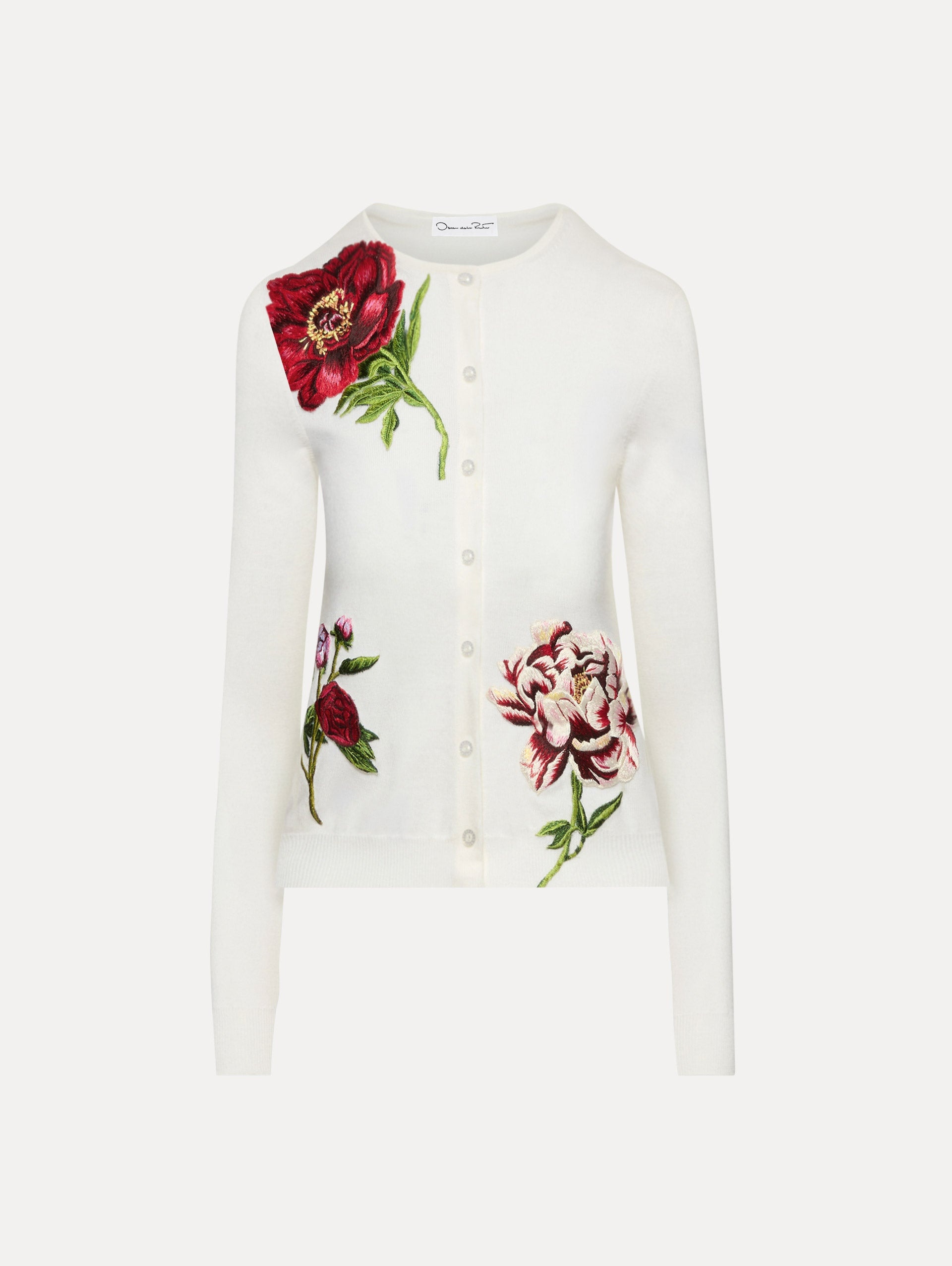 PEONY THREADWORK CARDIGAN - 1