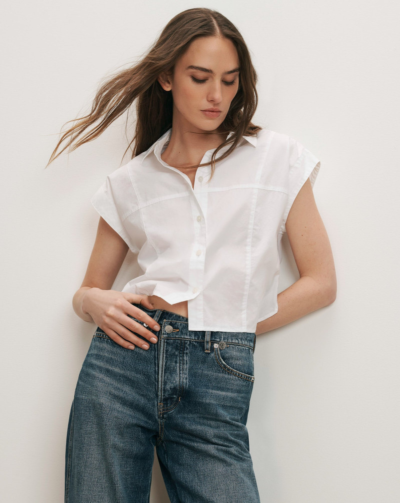 VERONICA BEARD NESTOR BUTTON-DOWN SHIRT outlook