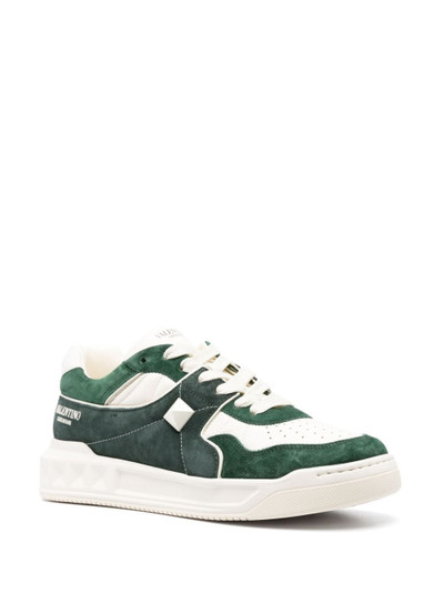 Valentino One Stud logo-print sneakers outlook