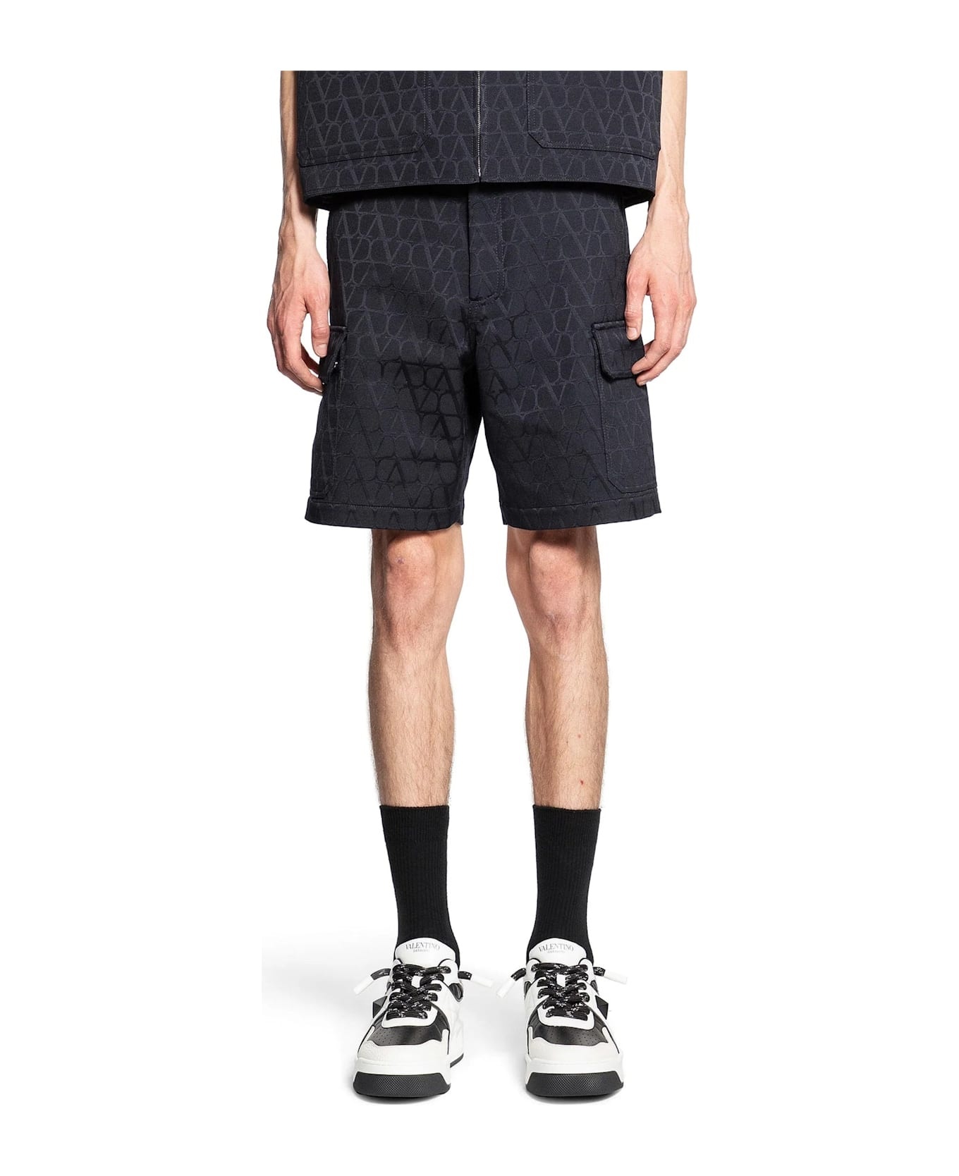 Garavani Toile Iconographe Shorts - 2