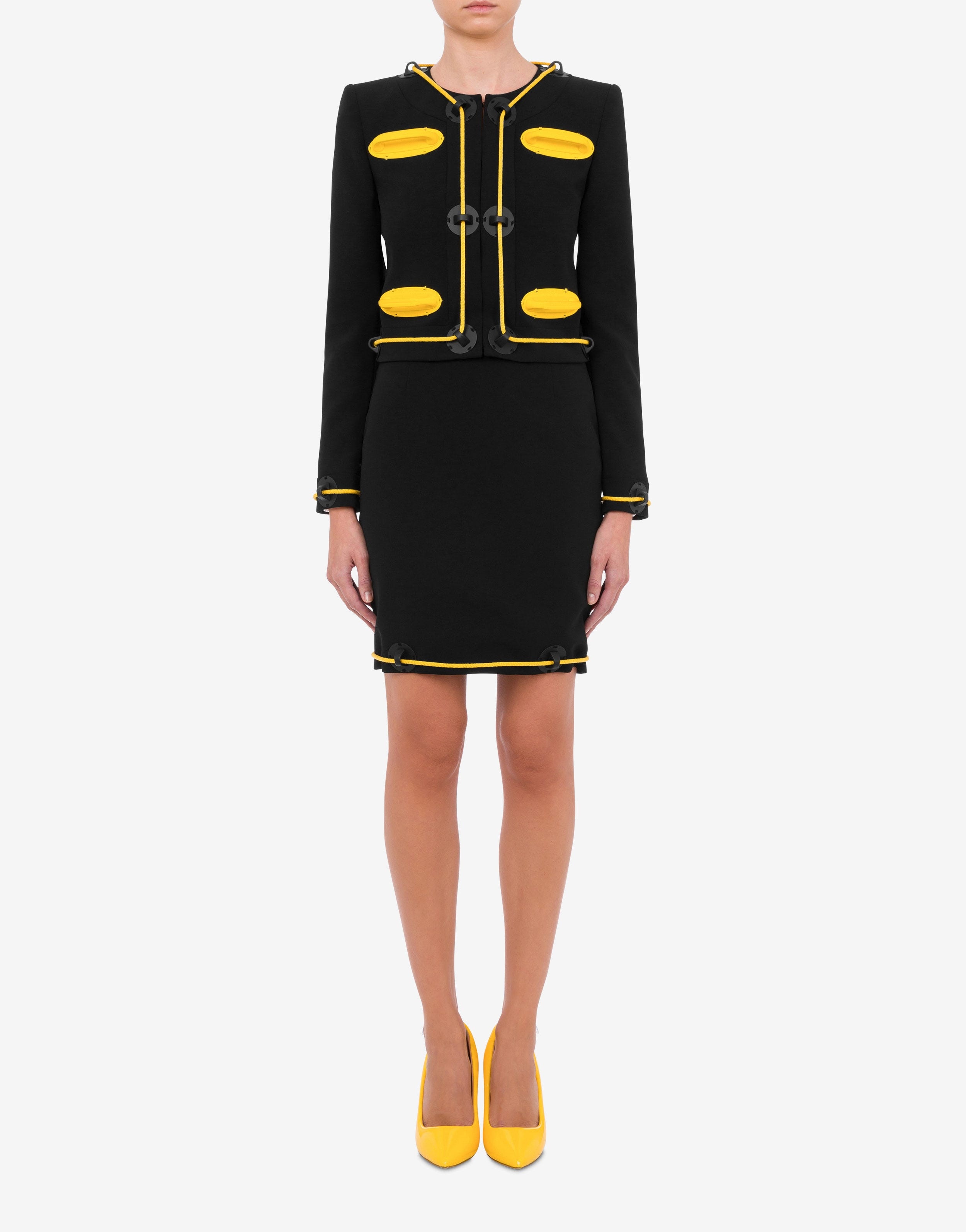 NAUTICAL DETAILS CRÊPE JACKET - 2