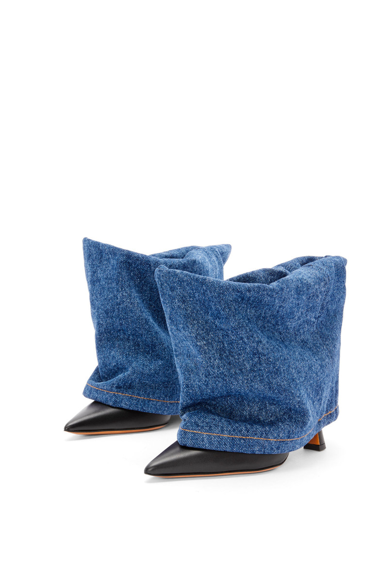 Loewe Folded boot in denim outlook