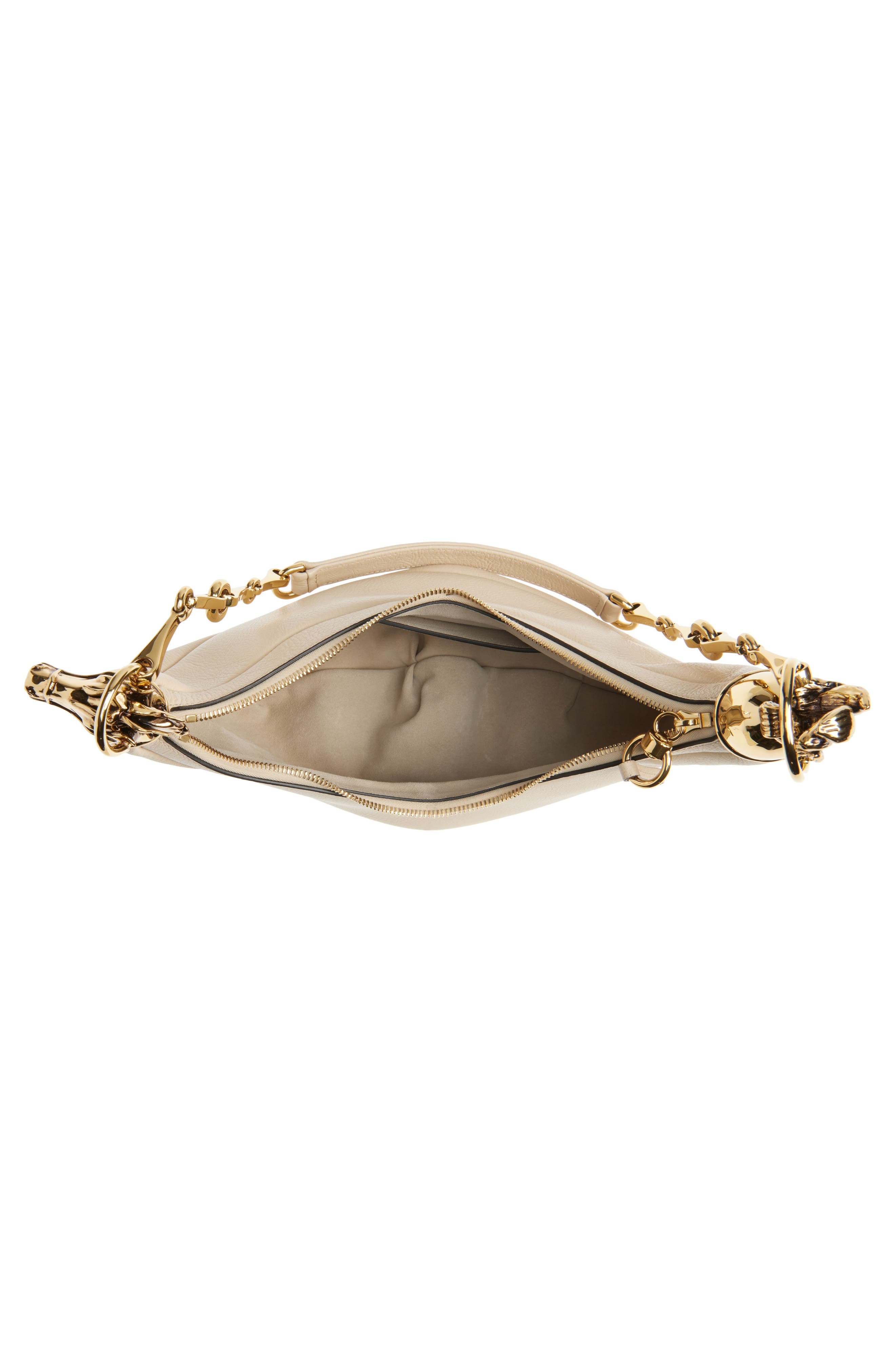 Chloé Chain Horse Leather Hobo Bag in Deep Ivory at Nordstrom - 5