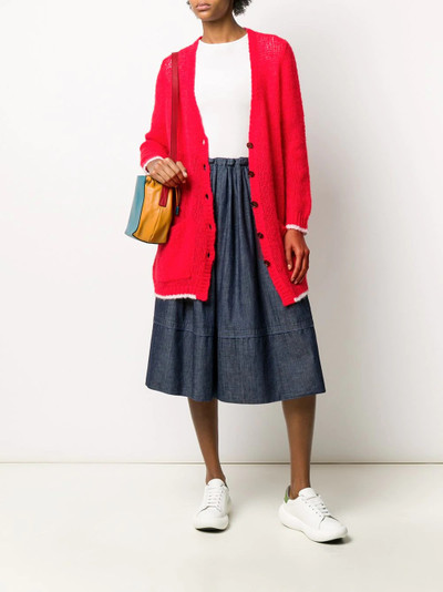 Marni open knit cardi-coat outlook