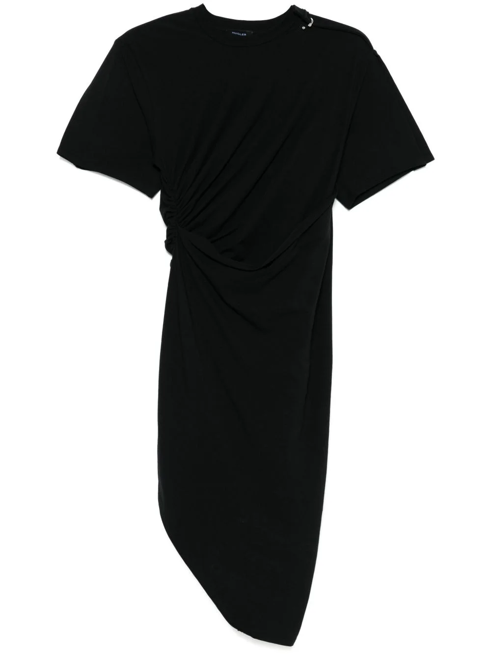 piercing-detail midi dress - 1