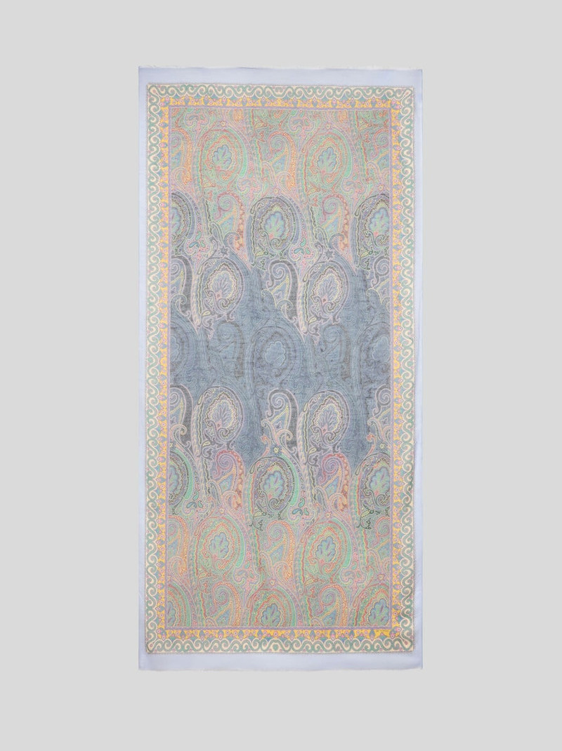 Etro SLUB SCARF WITH PAISLEY MOTIF outlook