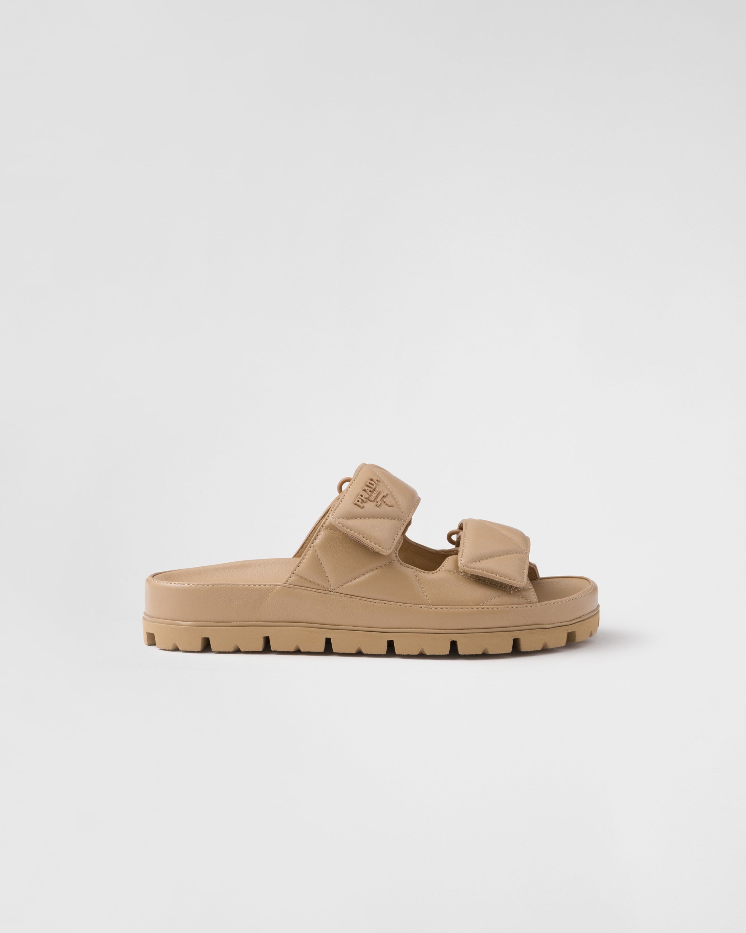 Padded nappa leather sandals - 2