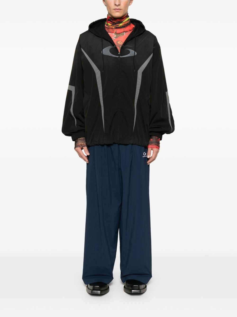 wide-leg track pants - 3
