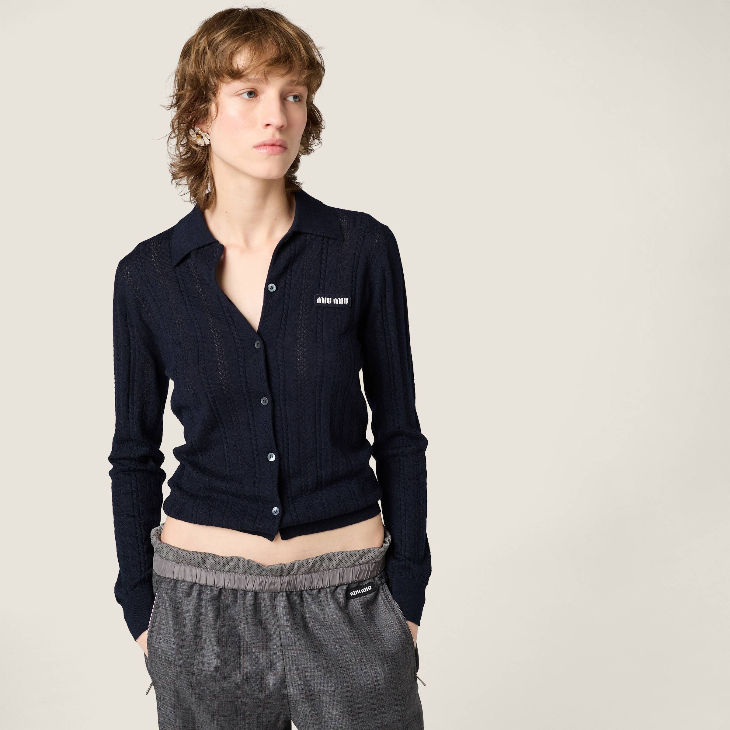 Buttoned cashmere cardigan - 2