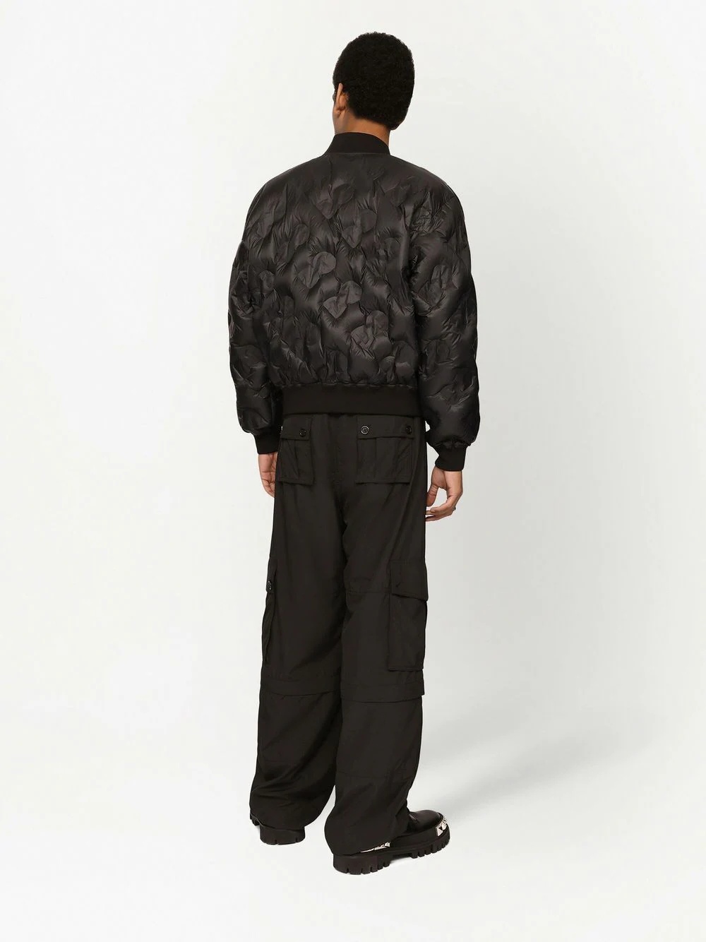 DG logo-quilted bomber jacket - 4