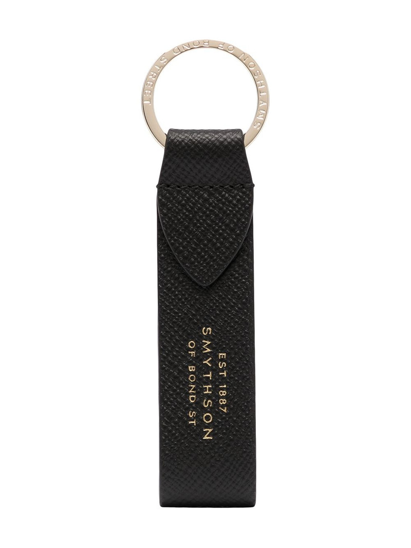 Panama leather strap keyring 1