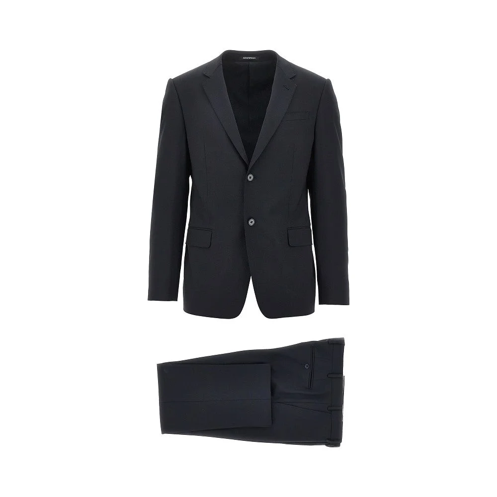 STRETCH WOOL 'M LINE' TAILORED SUIT - 1