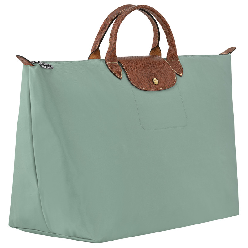 Le Pliage Original L Travel bag Celadon - Recycled canvas 3