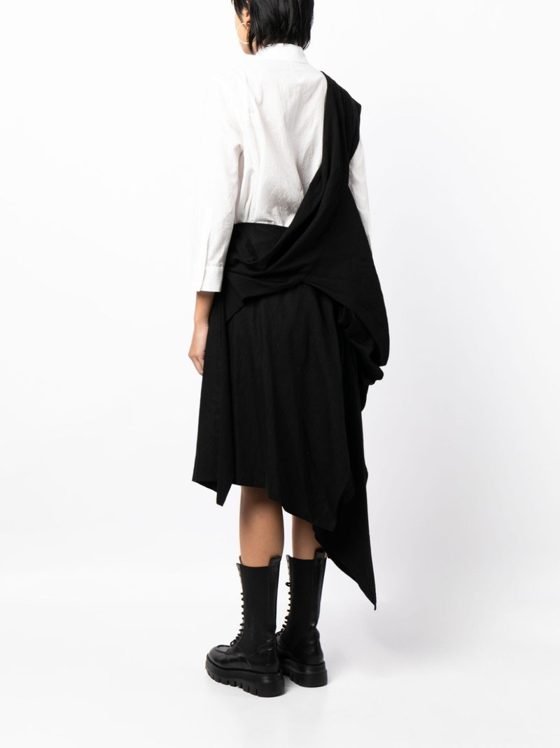 asymmetric-design cotton dress 4