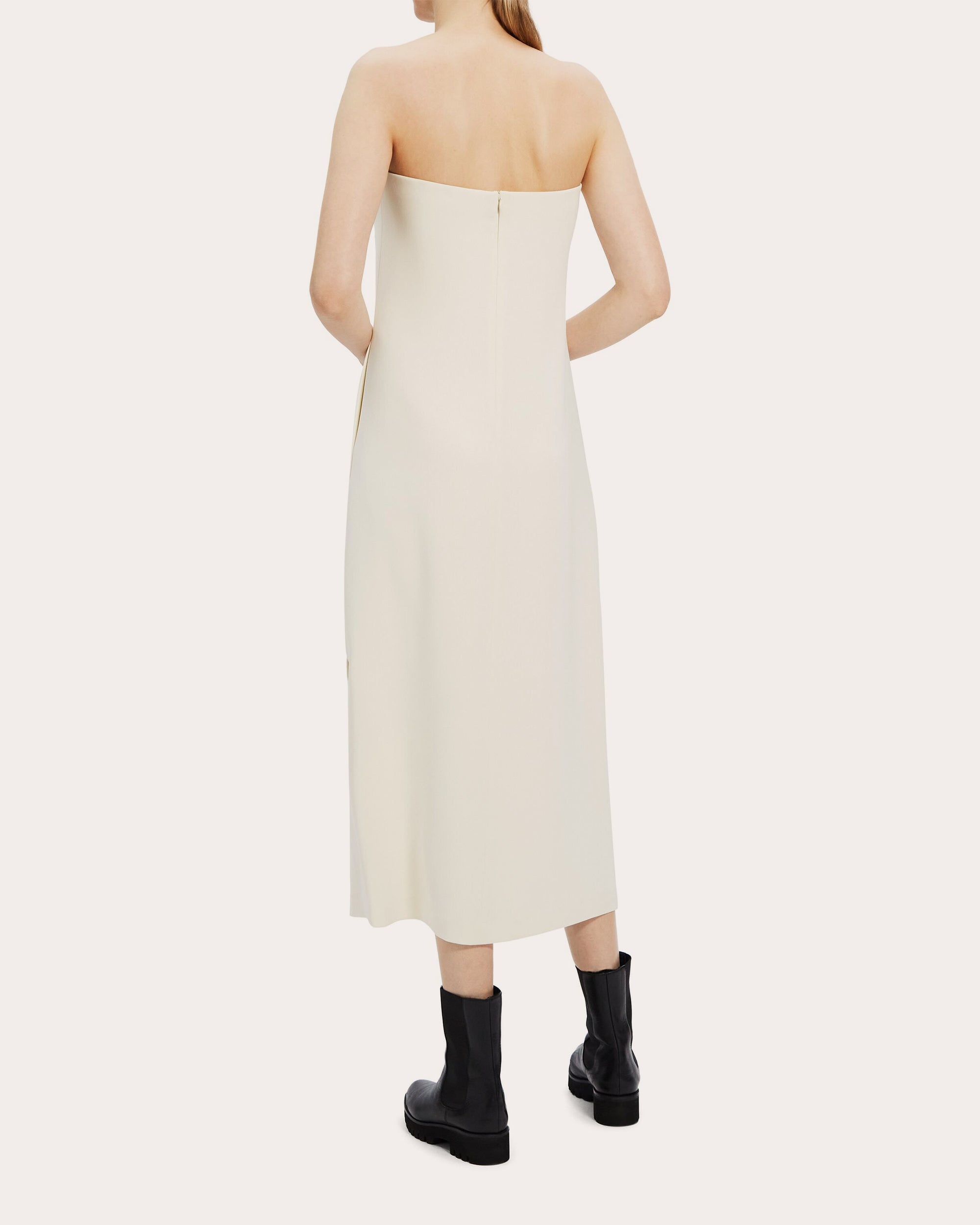 Classic Crepe Midi Dress - 3