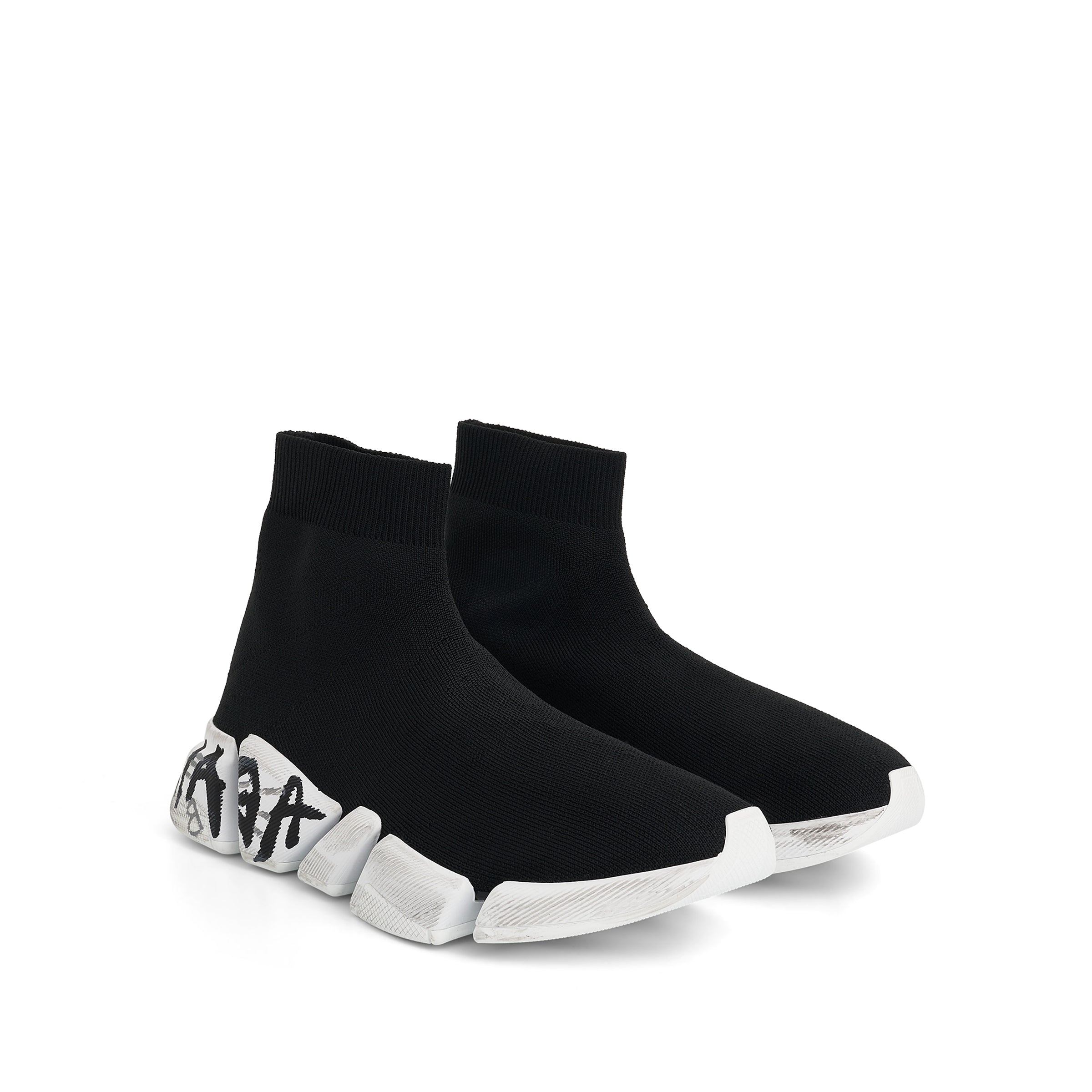 Speed 2.0 Graffiti Knit in Black/White - 2