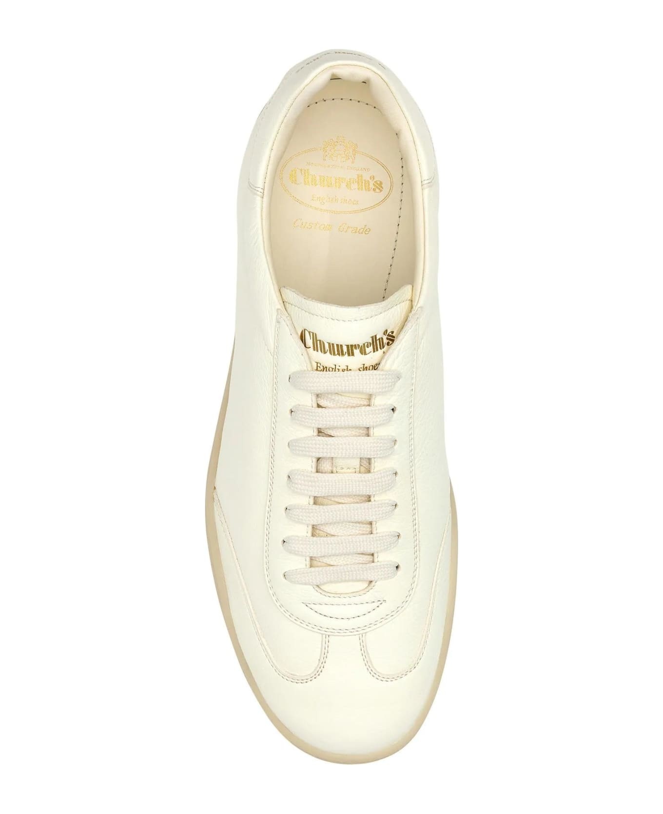 スニーカー Church'S Ivory Leather Largs 2 Sneakers Church's Ivory Leather Largs 2 Sneakers | italist | REVERSIBLE