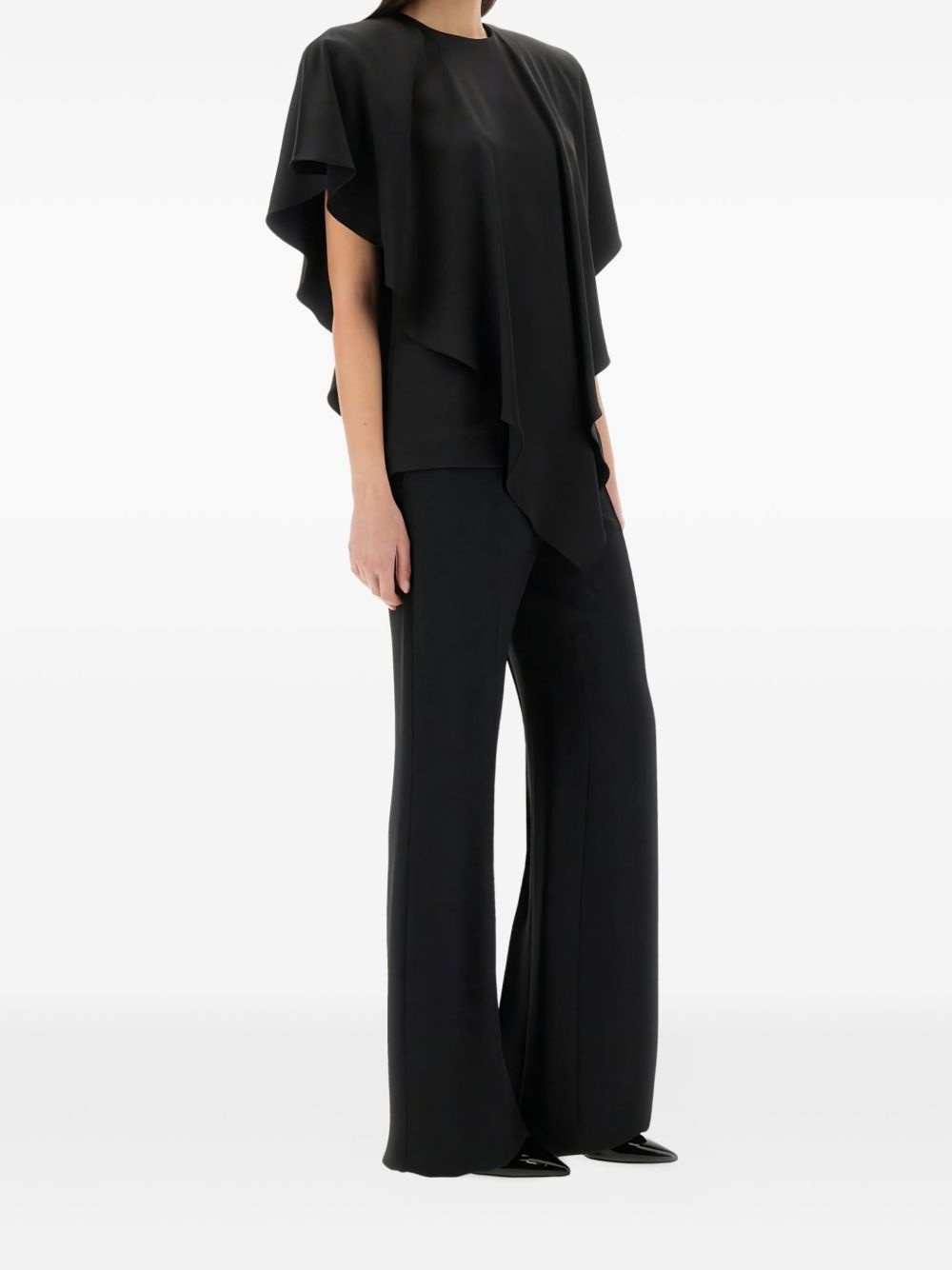 draped blouse - 2