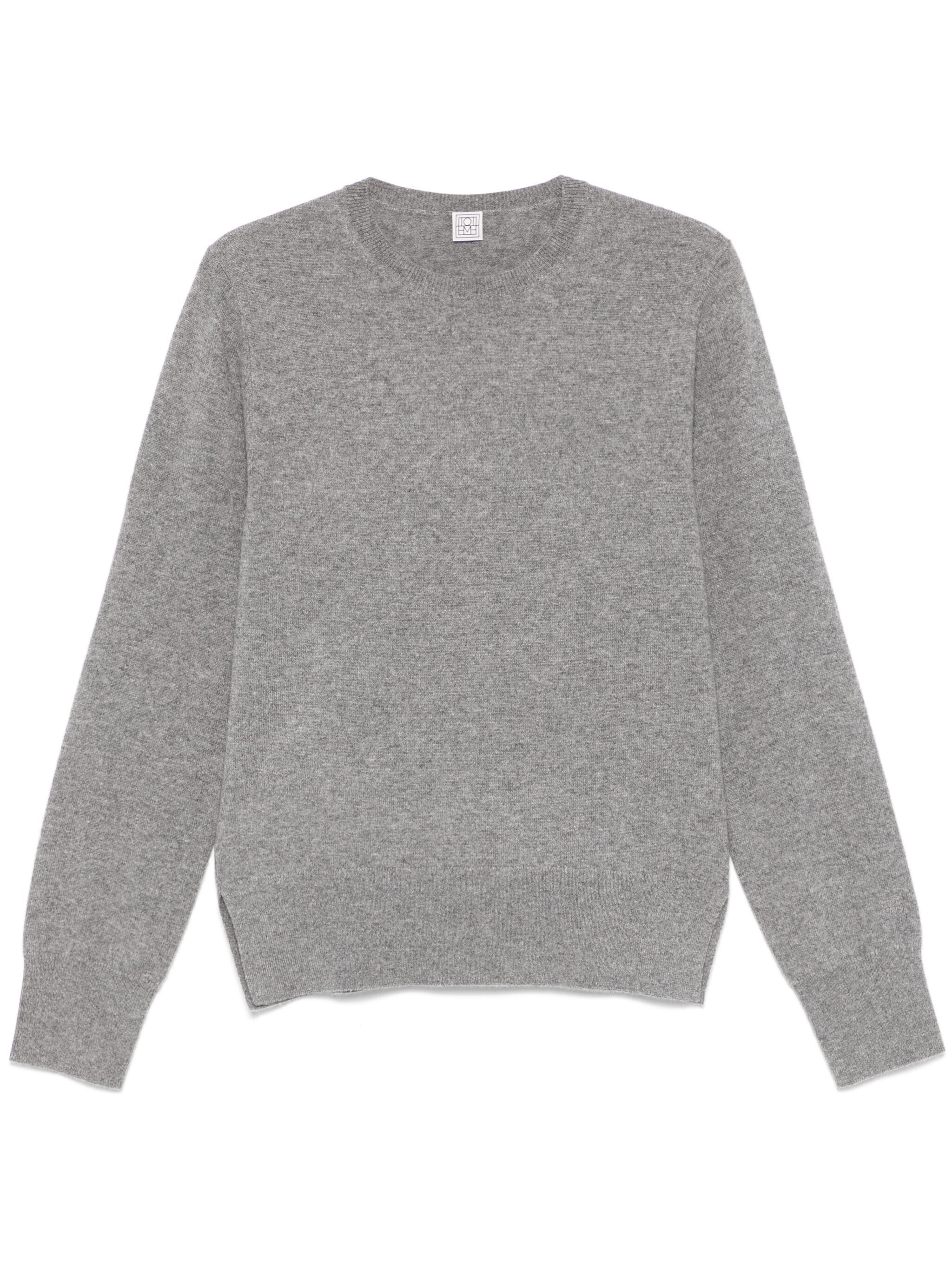 CREW-NECK CASHMERE KNIT - 1