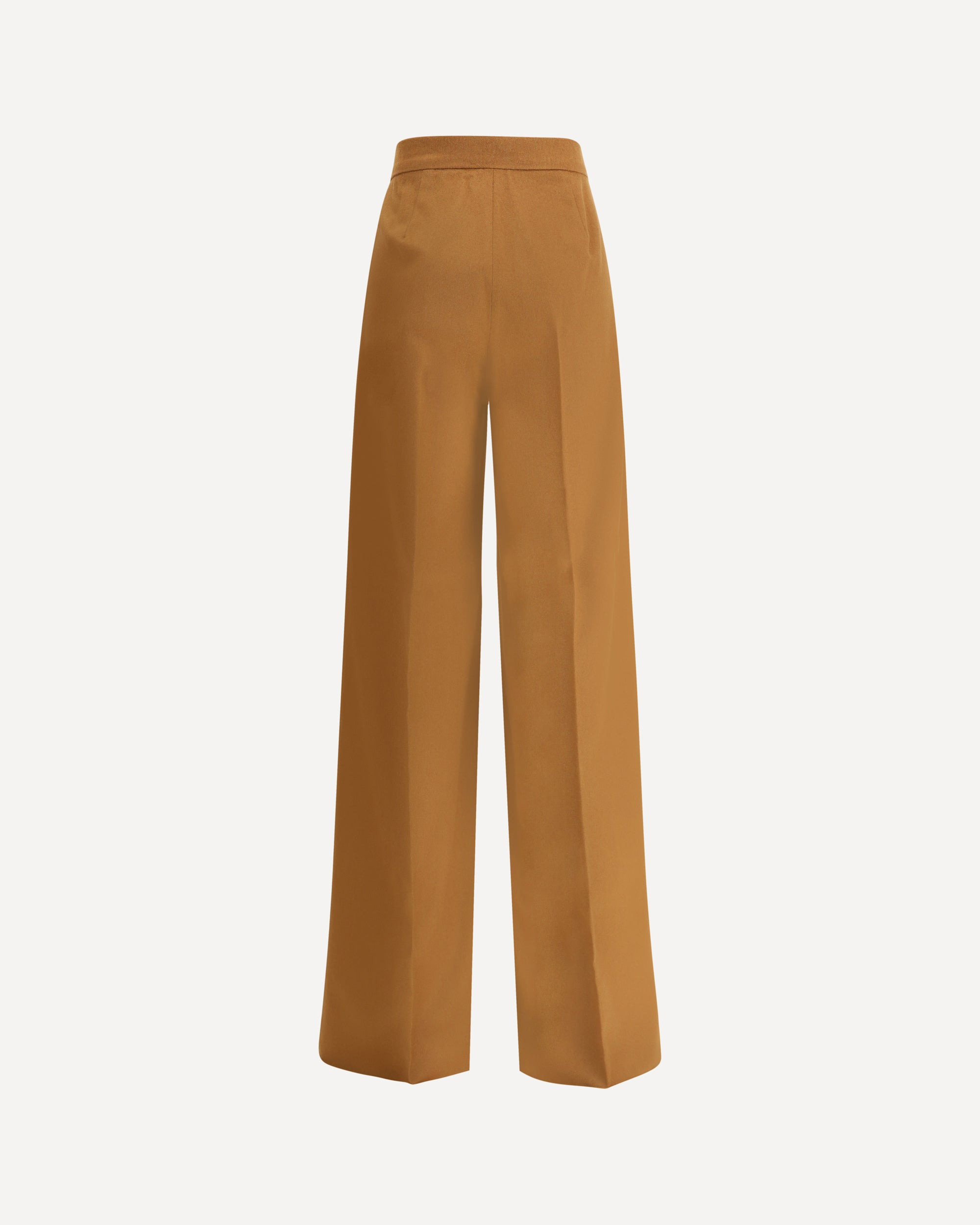 Wide Camel Drap Pants - 2
