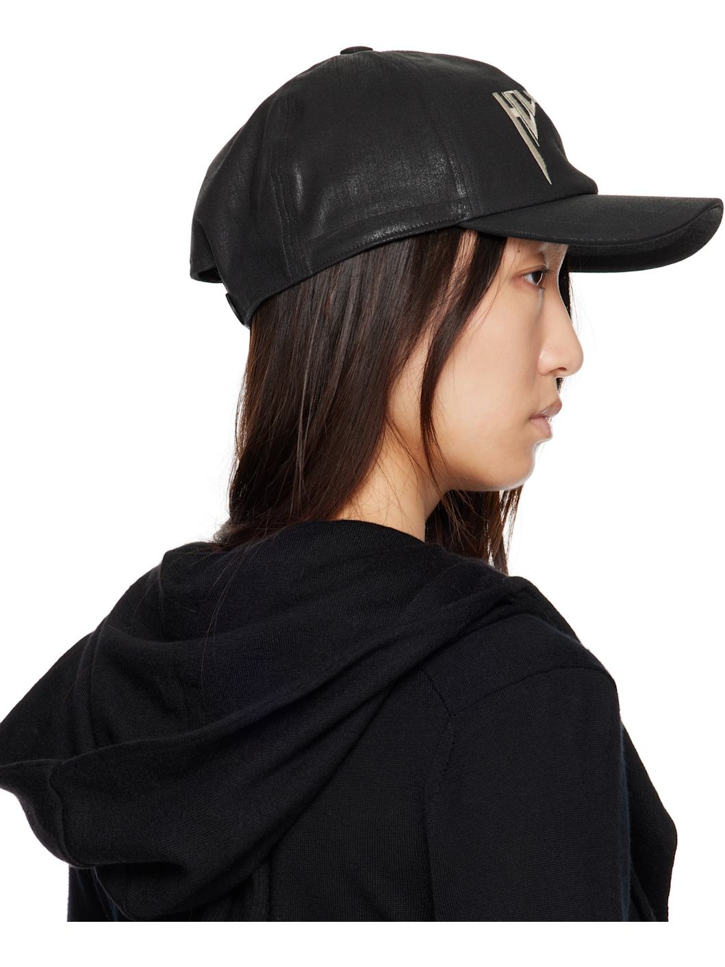 Black 'Hollywood' Baseball Cap - 3