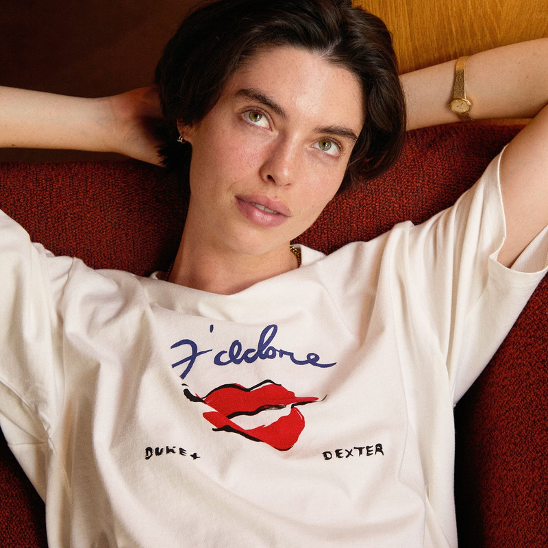 J'adore Vintage White T-Shirt 7