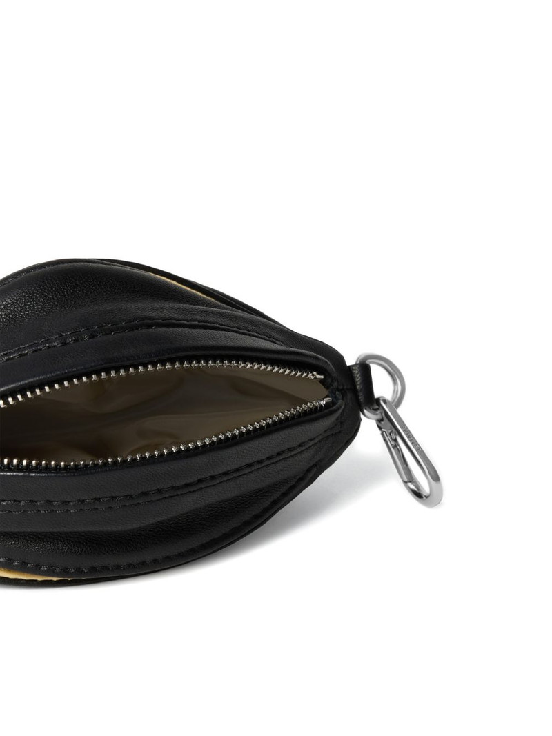 balloon zipped leather key charm 3