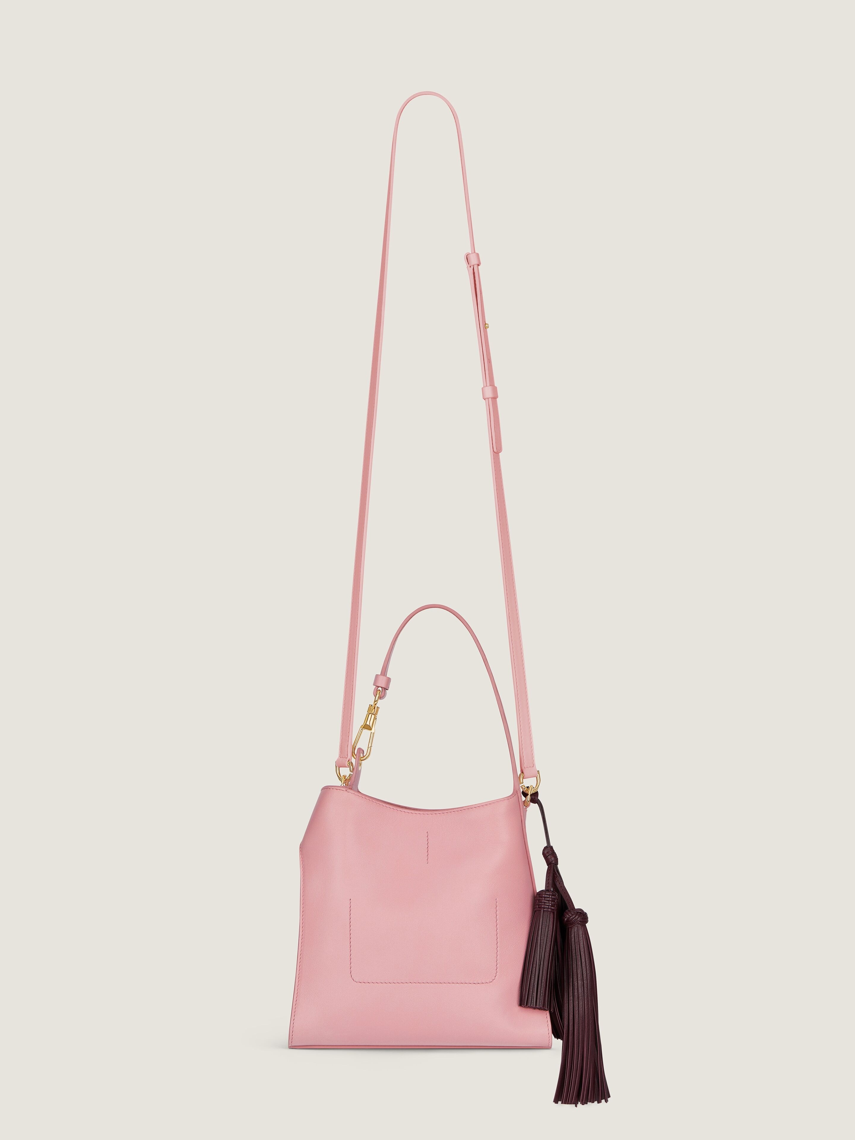 MINI BELTED HOBO BAG IN LEATHER - 3