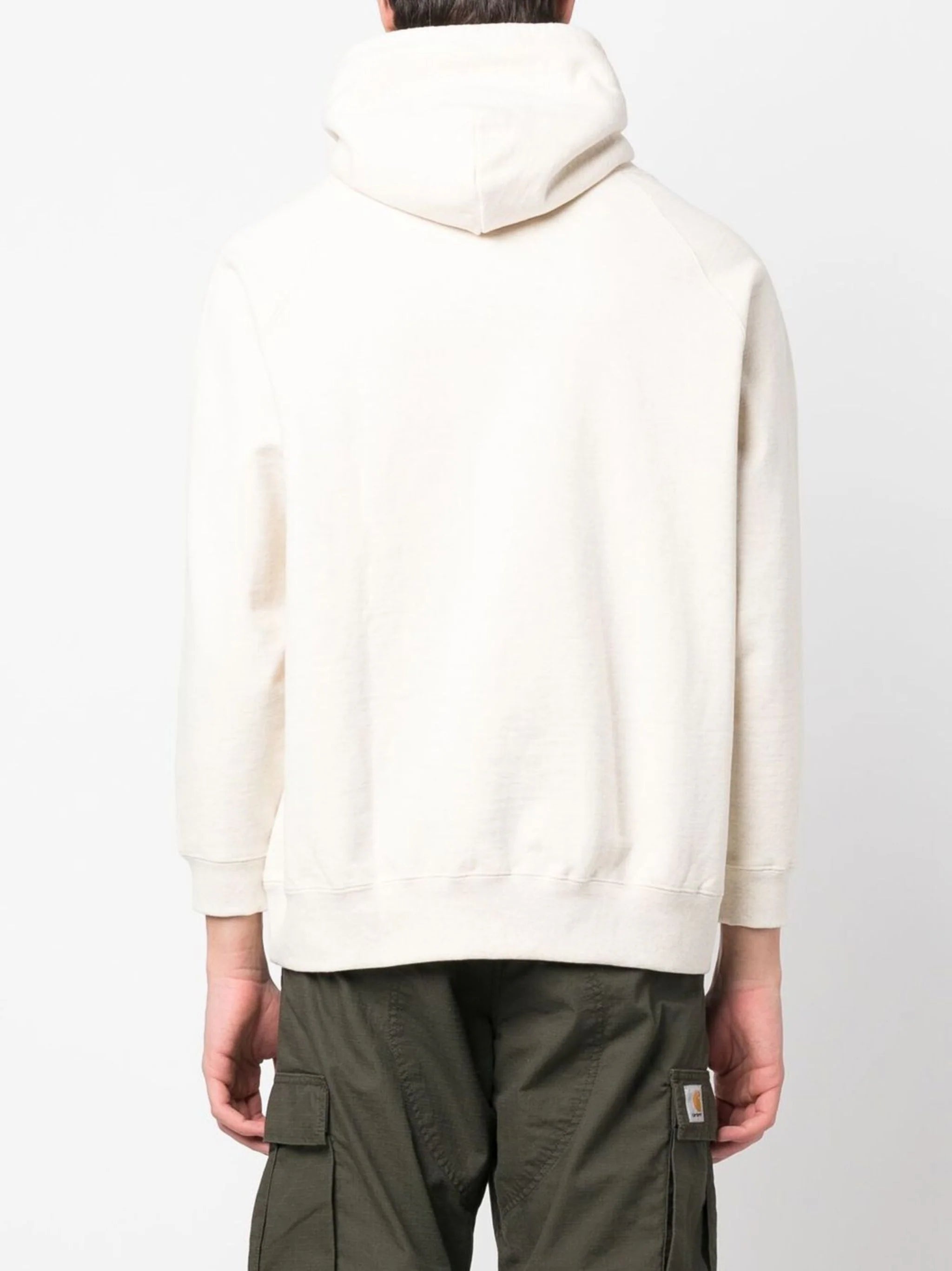LOGO-EMBROIDERED COTTON HOODIE - 4