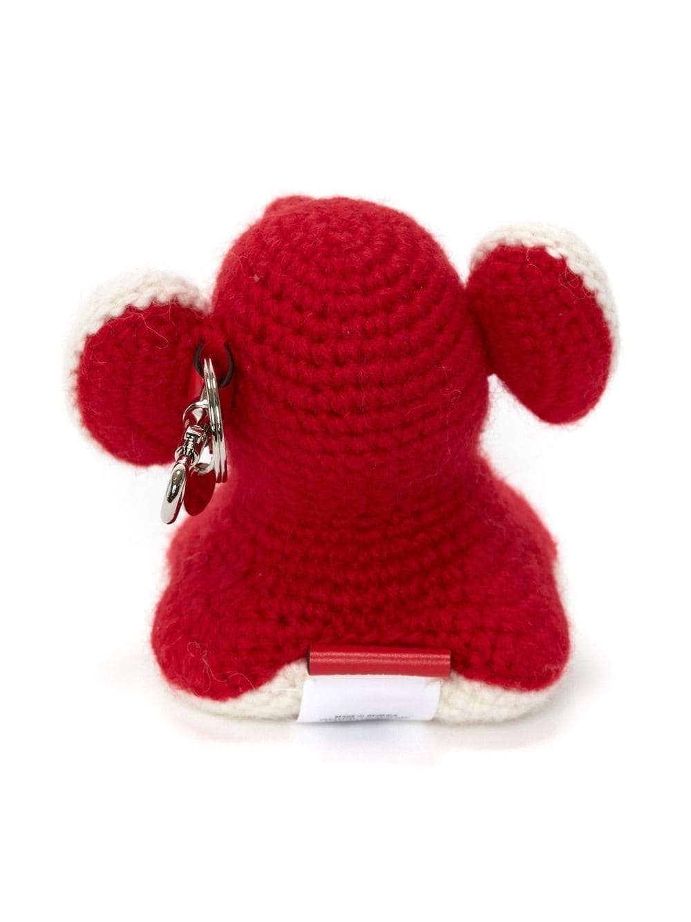 knitted elephant keyring - 2