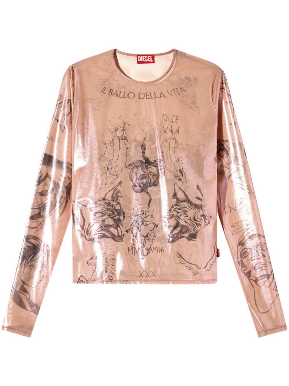 Diesel Men `Diesel X Damiano` T-Shirt - 1