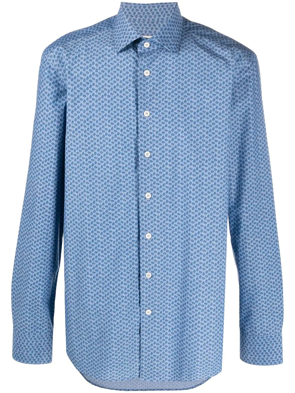 paisley-brint long-sleeved shirt  - 1