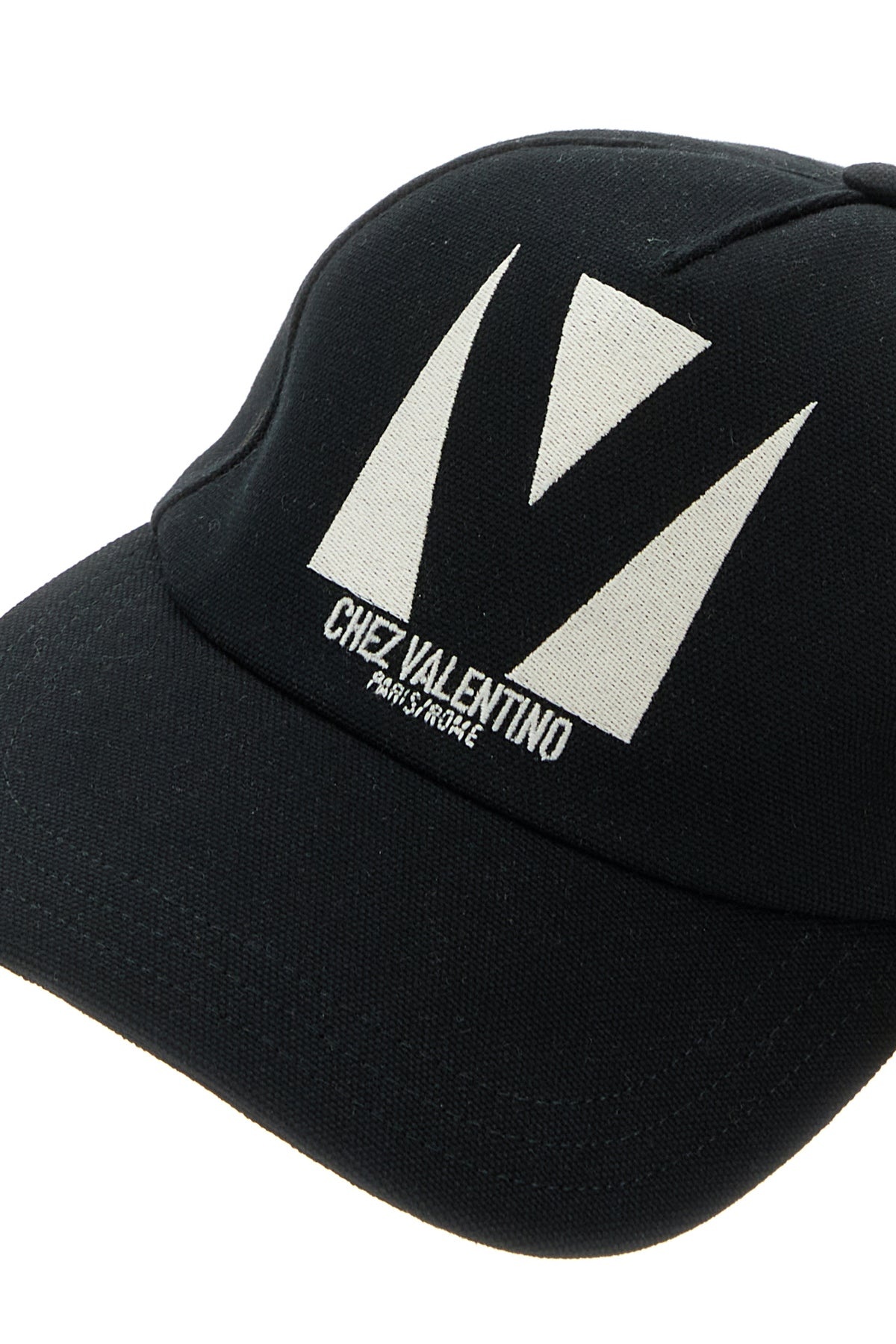 Black cotton baseball cap - 4