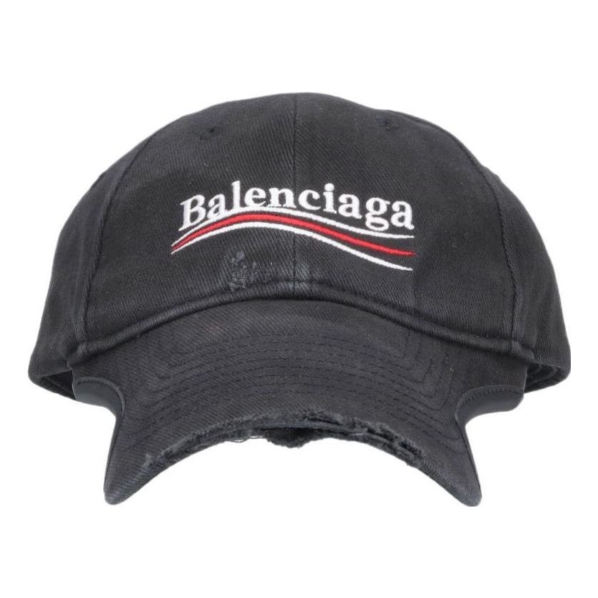 Balenciaga Political Campaign Destroyed Cap 'Black' 766861410B21077 - 1