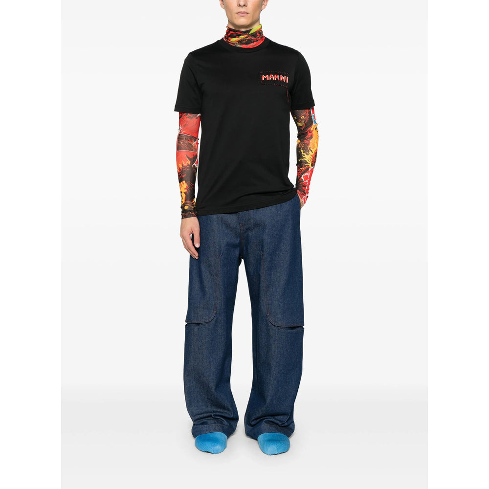 Marni Black T-Shirts & Vests - T-Shirts Men - 4