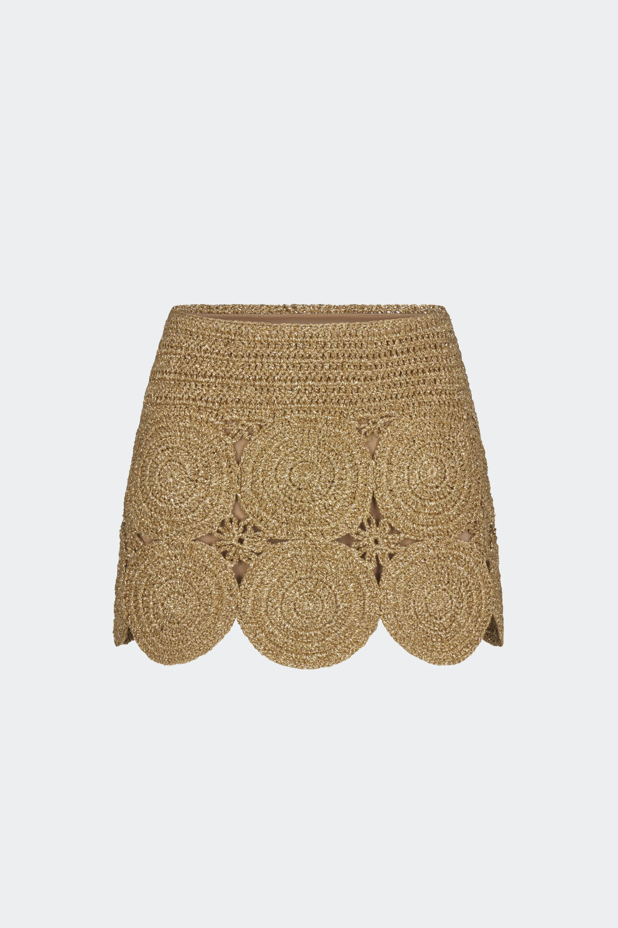 Beep Beep Mini Skirt in Star Gold - 1